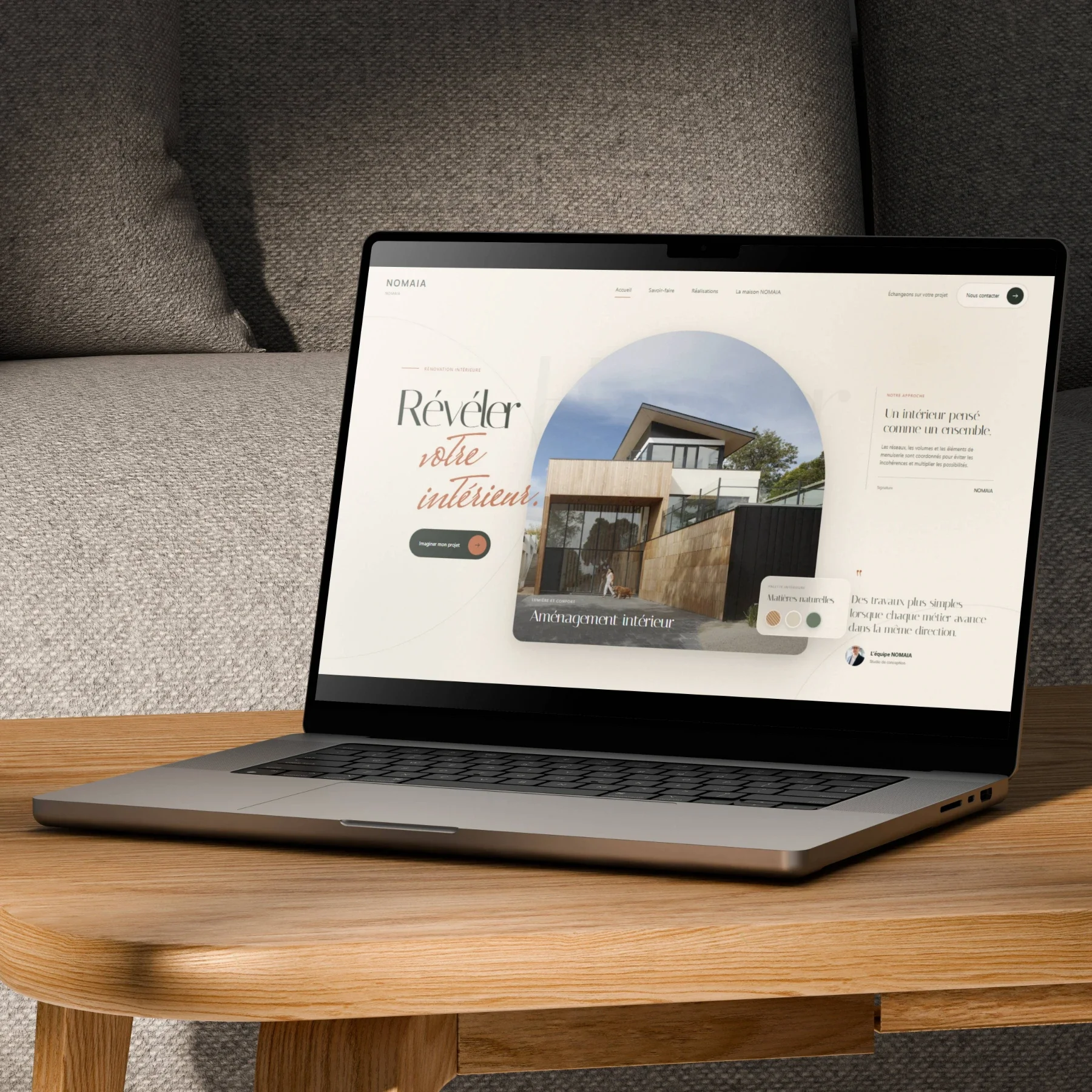 Réalisation de site web professionnel par NovaSphere Concept